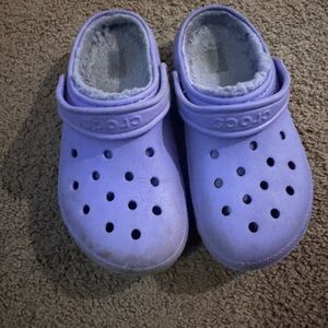 CROCS Kids Lavender Slippers